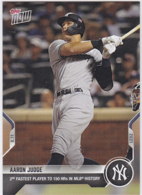 2021 TOPPS NOW #795 AARON JUDGE- NEW YORK YANKEES