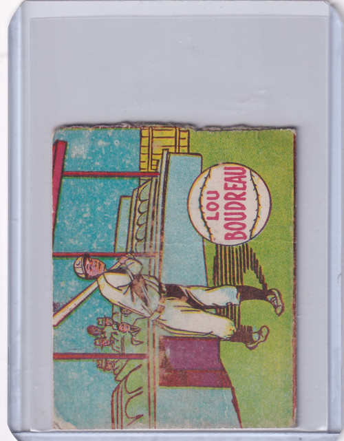 1949 R302-02 M.P. & Co #100 Louis Boudreau  - Cleveland Indians