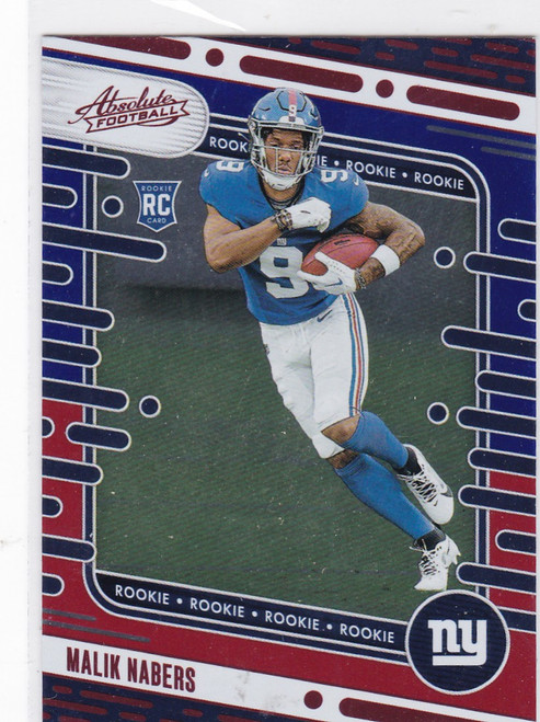 2024 Absolute #106 Malik Nabers RC New York Giants