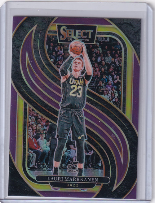 2024-25 Panini Select Prizm #136 Lauri Makkanen 4/99 - Utah Jazz