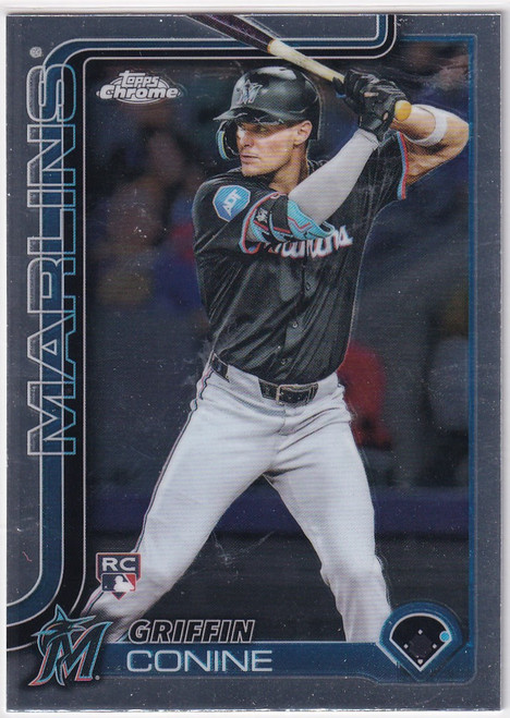 2025 Topps Chrome Baseball #86 Griffin Conine - Miami Marlins