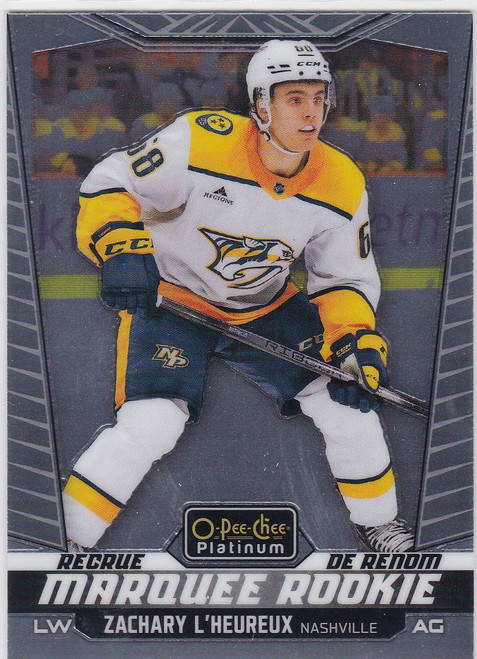 2024-25 O-Pee-Chee Platinum Marquee Rookie #290 Zachary L'Heureux Predators