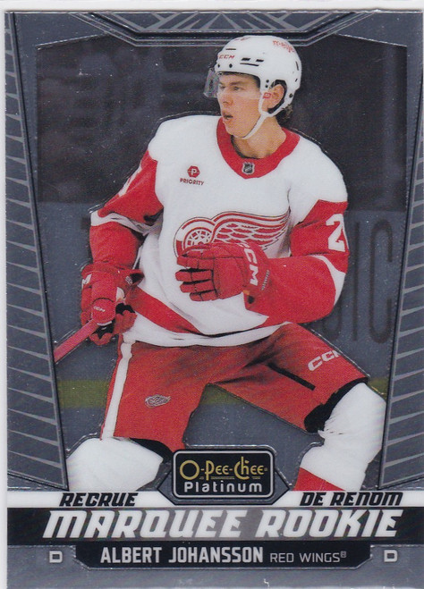2024-25 O-Pee-Chee Platinum Marquee Rookie #286 Albert Johansson Red Wings