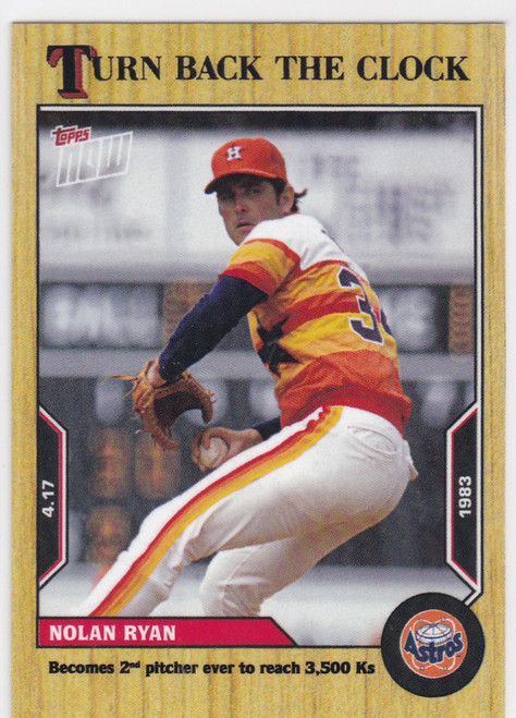 2022 TURN BACK THE CLOCK #18 NOLAN RYAN- HOUSTON ASTROS