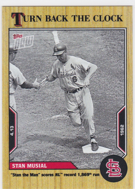 2022 TURN BACK THE CLOCK #14 STAN MUSIAL- ST LOUIS CARDINALS
