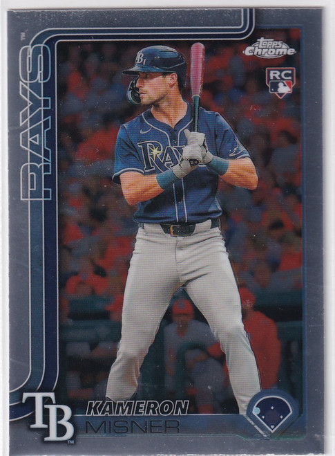 2025 Topps Chrome Baseball #130 Kameron Misner - Tampa Bay Rays