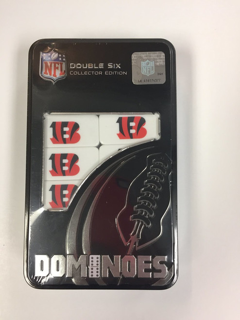 NFL Officially Licensed 28 Dominoes Gift Tin Factory Sealed Choose Your Team