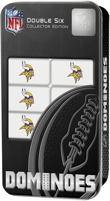 NFL Officially Licensed 28 Dominoes Gift Tin Factory Sealed Choose Your Team