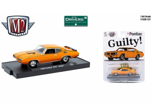 M2 Machines Auto-Drivers 1:64 R127 1969 Pontiac GTO Judge