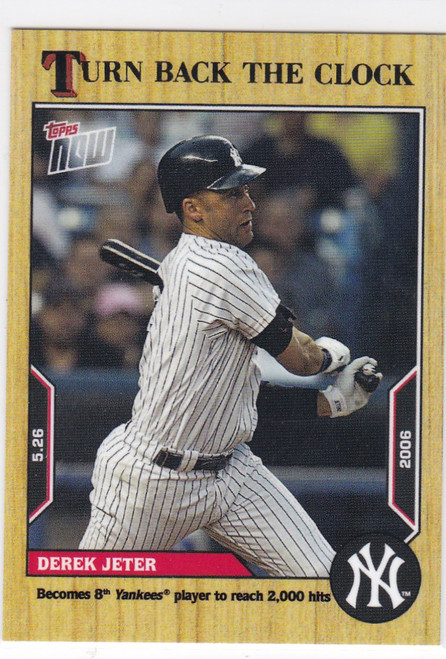 2022 TURN BACK THE CLOCK #57 DEREK JETER- NEW YORK YANKEES