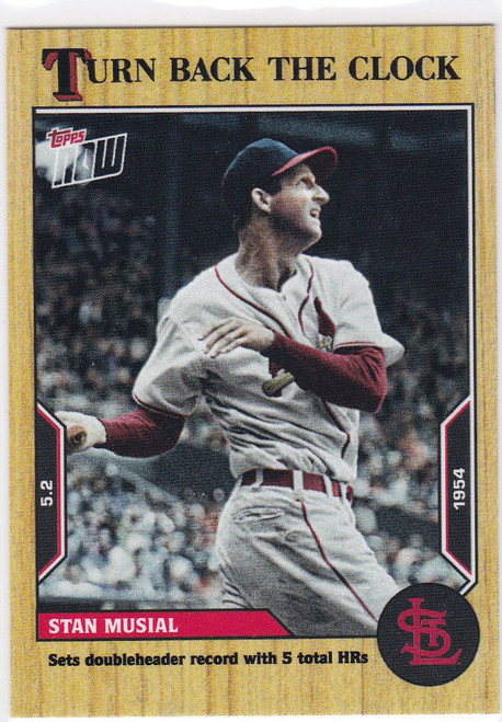 2022 TURN BACK THE CLOCK #33 STAN MUSIAL- ST LOUIS CARDINALS