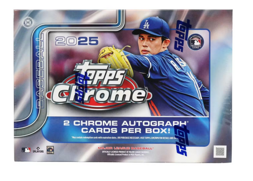 2025 Topps Chrome Baseball Breaker Delight Hobby Box 2025 Topps Chrome Baseball Breaker Delight Hobby Box