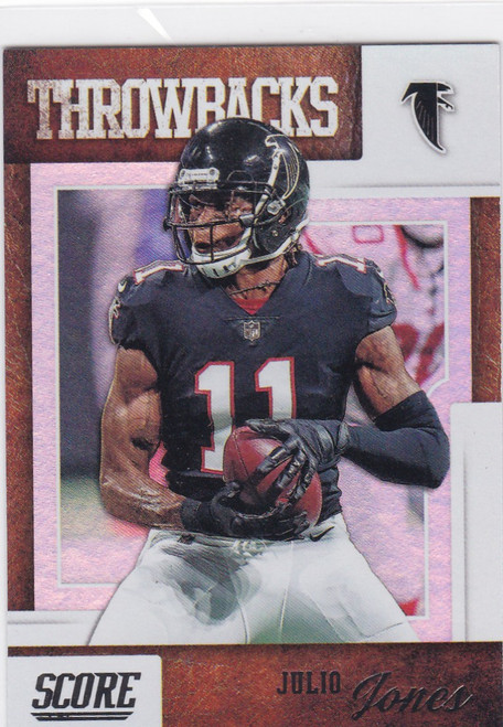 2019 Panini Score #T-1 Julio Jones Throwbacks Atlanta Falcons