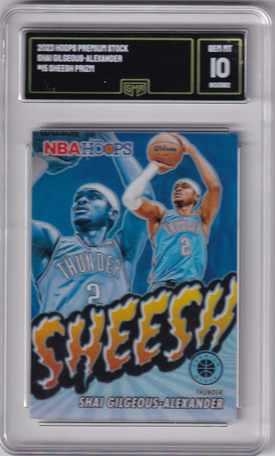 2023-24 Hoops Premium Stock GMA 10 #15 Shai Gilgeous-Alexander - Thunder