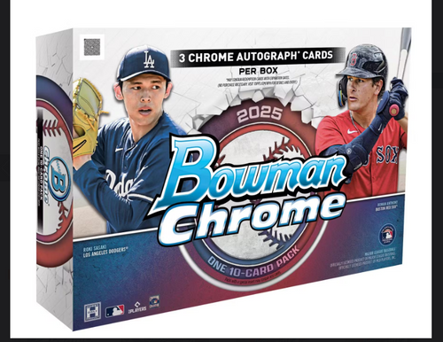 2025 Bowman Chrome Baseball Breaker's Delight Box