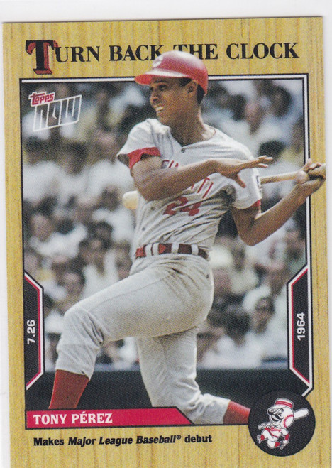 2022 TURN BACK THE CLOCK #118 TONY PEREZ- CINCINNATI REDS