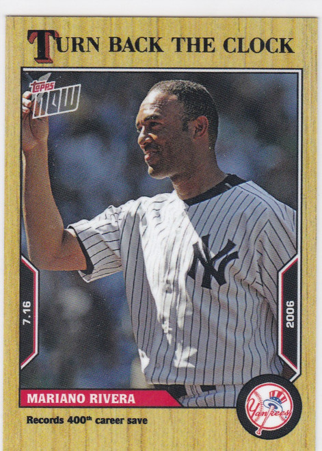 2022 TURN BACK THE CLOCK #108 MARIANO RIVERA- NEW YORK YANKEES