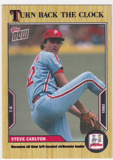 2022 TURN BACK THE CLOCK #98 STEVE CARLTON- PHILADELPHIA PHILLIES