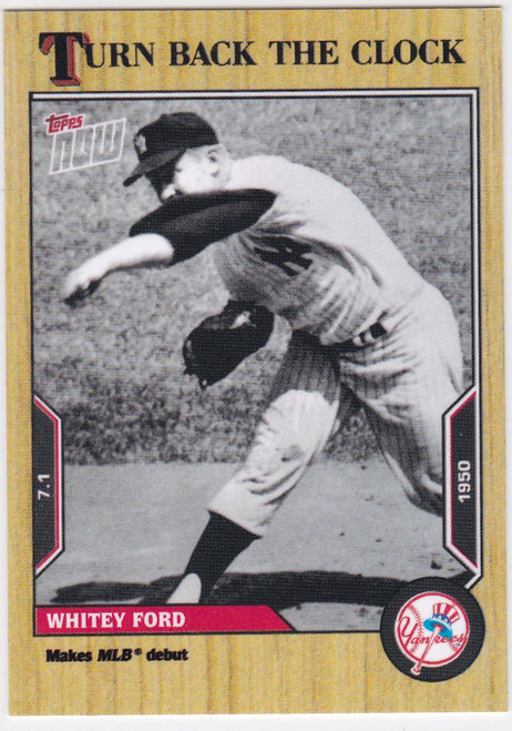 2022 TURN BACK THE CLOCK #93 WHITEY FORD- NEW YORK YANKEES