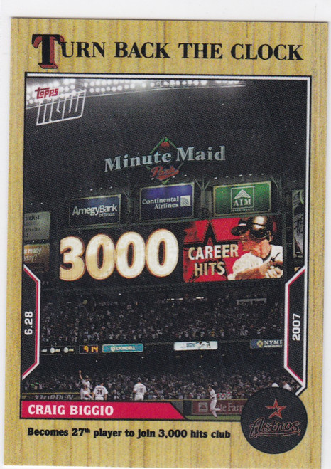 2022 TURN BACK THE CLOCK #90 CRAIG BIGGIO- HOUSTON ASTROS