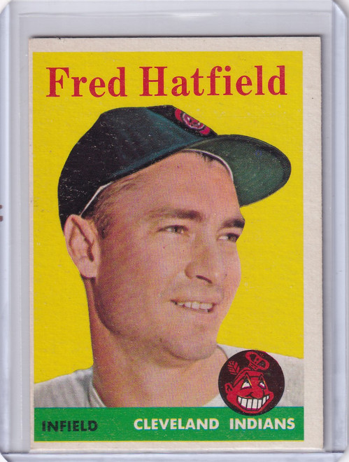 1958 Topps #339 Fred Hatfield - Cleveland Indians