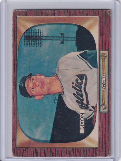 1955 Bowman Baseball #211 Sonny Dixon - Kansas City Athletics RC