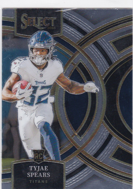 2023 Panini Select #172 Tyjae Spears RC Tennessee Titans