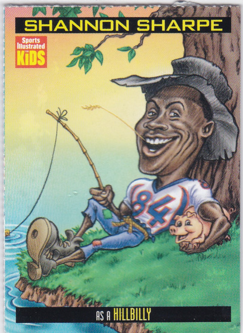 1999 Sports Illustrated #844 Shannon Sharpe as a Hillbilly Denver Broncos 1999 Sports Illustrated #844 Shannon Sharpe as a Hillbilly Denver Broncos