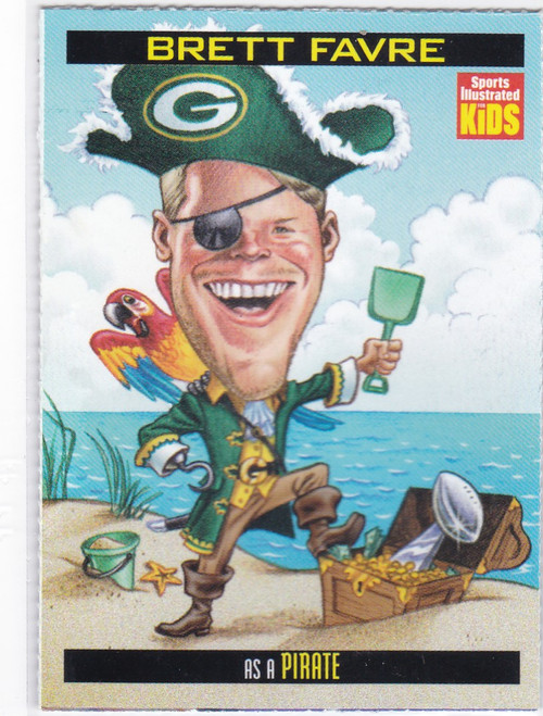 1999 Sports Illustrated #843 Brett Favre as a Pirate Green Bay Packers 1999 Sports Illustrated #843 Brett Favre as a Pirate Green Bay Packers