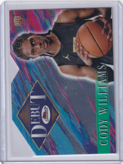 2024-25 Finest Basketball Debut #D-9 Cody Williams - Utah Jazz