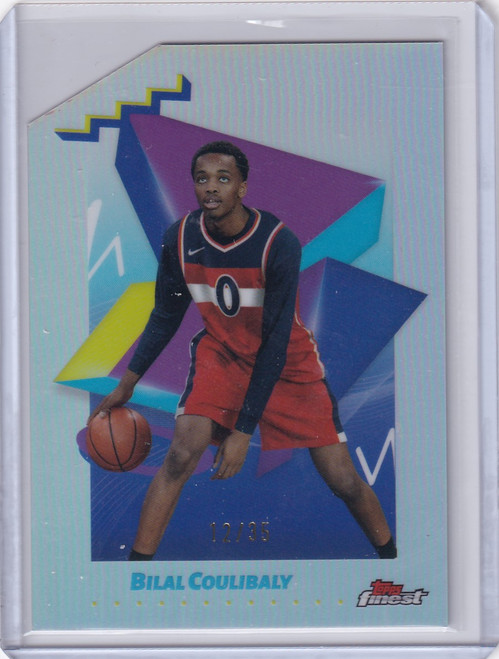 2024-25 Finest Basketball Die Cut #199 Bilal Coulibaly 12/35 - Washington Wizard