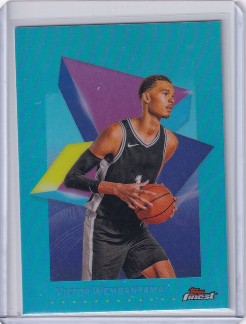 2024-25 Finest Basketball Sky Blue #83 Victor Wembanyama - San Antonio Spurs
