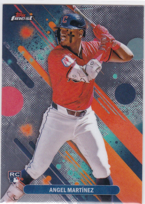 2025 Topps Finest #94 Angel Martinez RC Cleveland Guardians