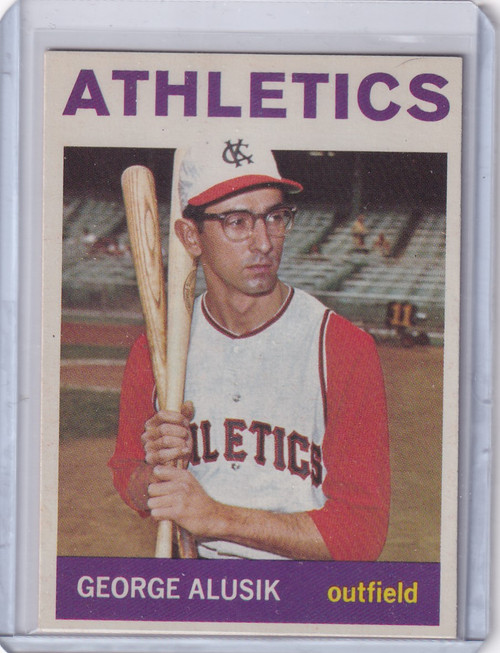 1964 Topps Baseball #431 George Alusik - Kansas City Athletics