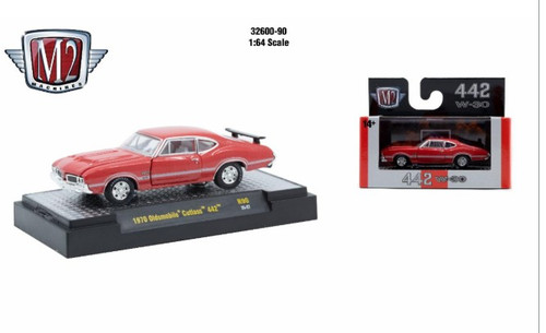 M2 Machines 1:64 Detroit Muscle R90 1970 Oldsmobile Cutlass 442
