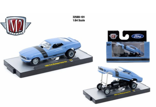 M2 Machines AutoThentics Rel 101 1:64 1969 Ford Mustang Funny Car