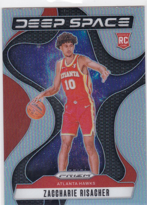2024-25 Panini Prizm #8 Zaccharie Risacher Deep Space RC Atlanta Hawks
