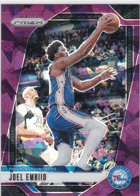 2024-25 Panini Prizm #28 Joel Embiid Purple Ice 120/149 Philadelphia 76ers 2024-25 Panini Prizm #28 Joel Embiid Purple Ice 120/149 Philadelphia 76ers