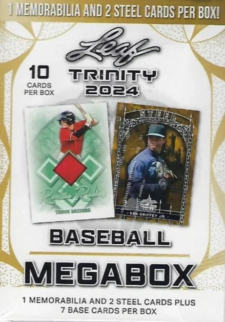 2024 Leaf Trinity Baseball Factory Sealed MEGA Box Blaster 1 Memorabilia 2 Steel