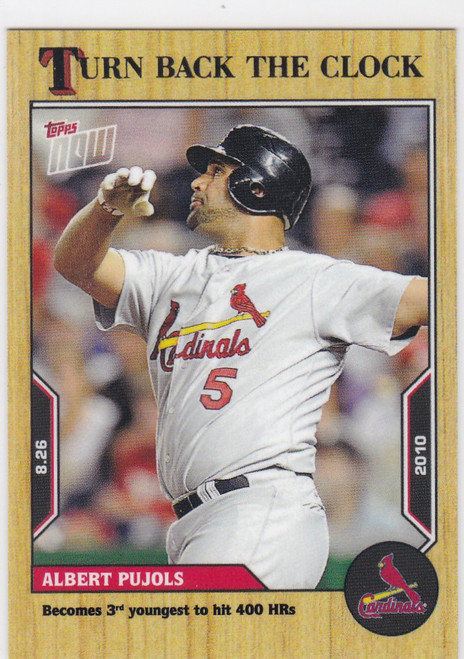 2022 TURN BACK THE CLOCK #149 ALBERT PUJOLS- ST LOUIS CARDINALS
