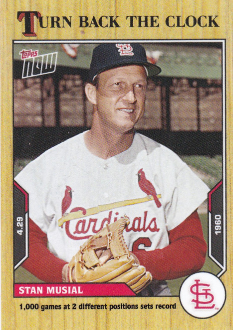2021 TURN BACK THE CLOCK #29 STAN MUSIAL- ST LOUIS CARDINALS