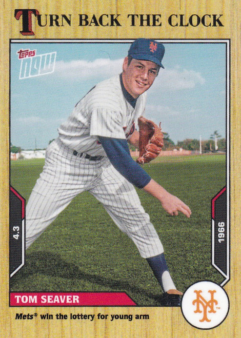 2021 TURN BACK THE CLOCK #3 TOM SEAVER- NEW YORK METS