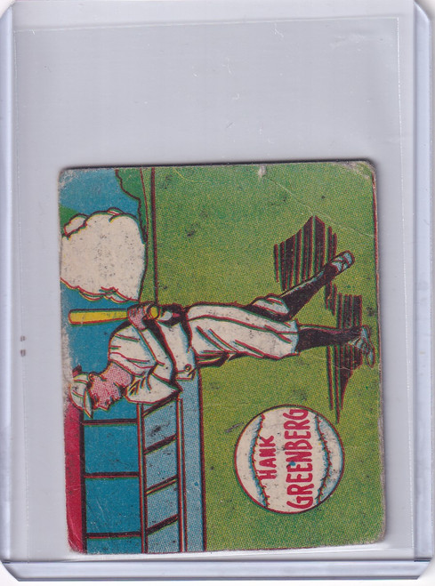 1943 R302-01 M.P. & Co Hank Greenberg - Detroit Tigers