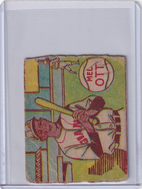 1943 R302-01 M.P. & Co Mel Ott - New York Giants