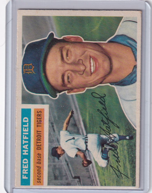 1956 Topps #318 Fred Hatfield - Detroit Tigers