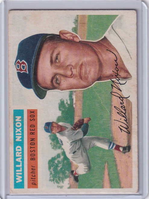 1956 Topps #122 Willard Nixon - Boston Red Sox