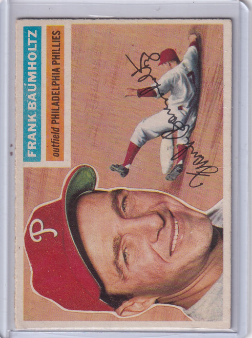 1956 Topps #274 Frank Baumholtz - Philadelphia Phillies