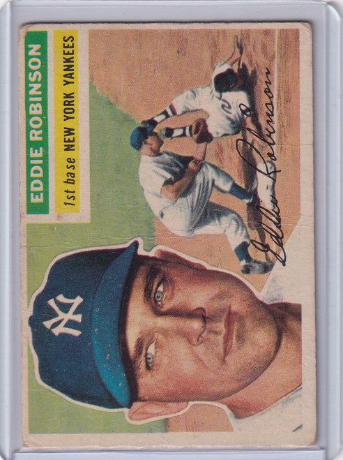 1956 Topps #302 Eddie Robinson - New York Yankees