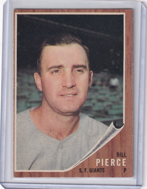 1962 Topps #260 Billy Pierce - San Francisco Giants