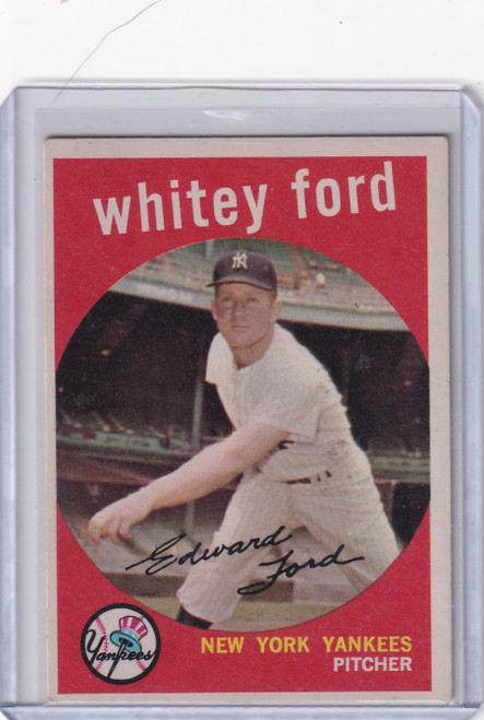 1959 Topps Baseball #430 Whitey Ford - New York Yankees
